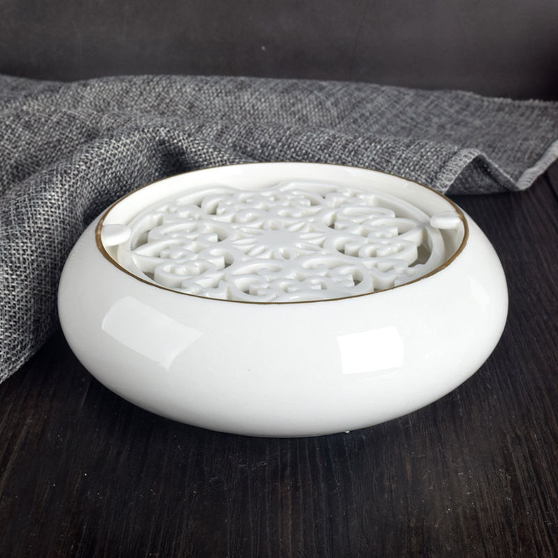 Thumbnail: Bron Ceramic Double Layer Ceramic Soap Dish