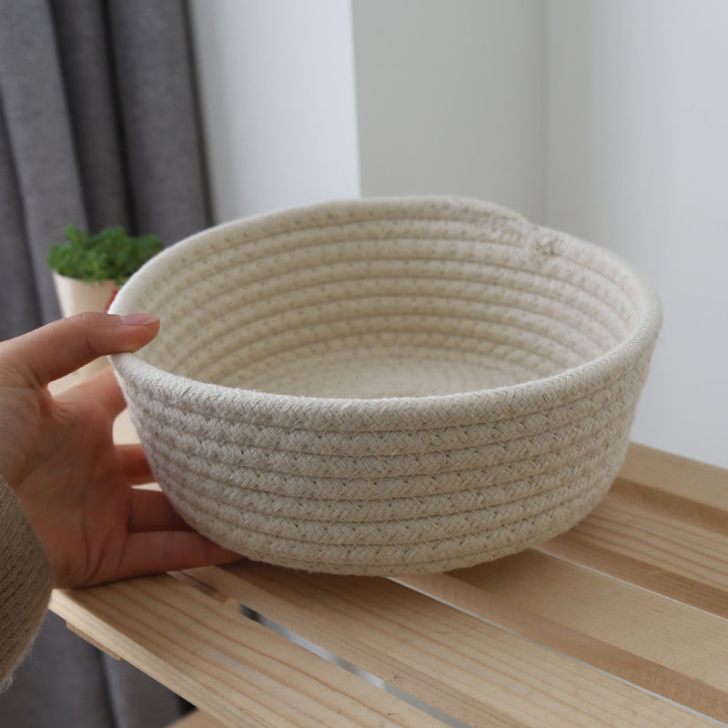 Thumbnail: Kedros Hand Woven Cotton Storage Baskets
