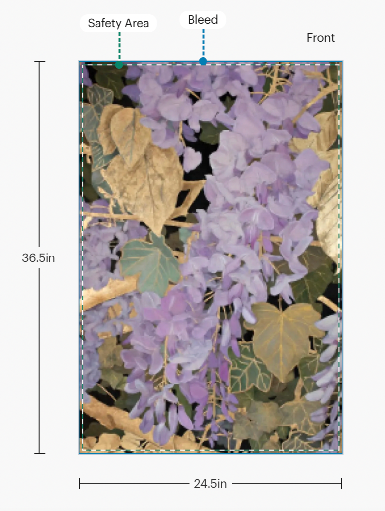Thumbnail: Glicine Notturno Limited Edition Wall Art - by Paolo Palazzoli