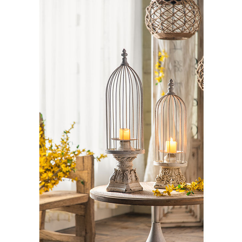 Thumbnail: Availles Birdcage Candle Holder