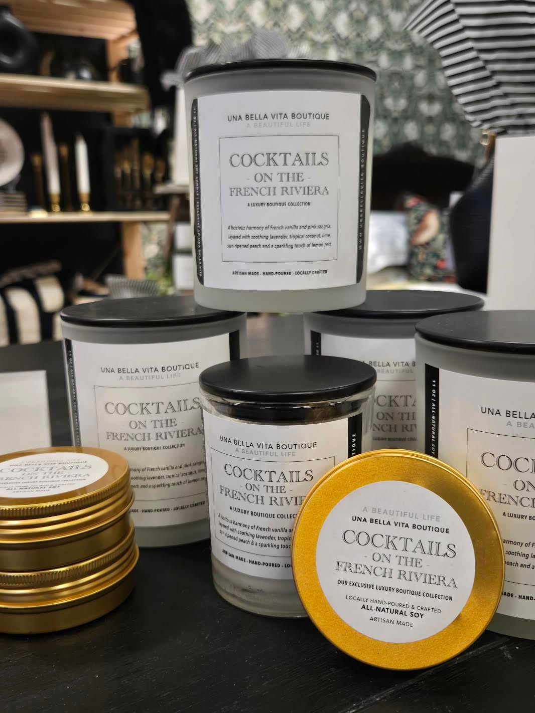 Cocktails on the French Riviera Candle