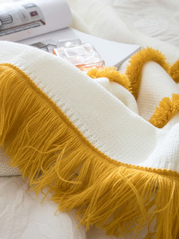 Fringed Throw Blanket