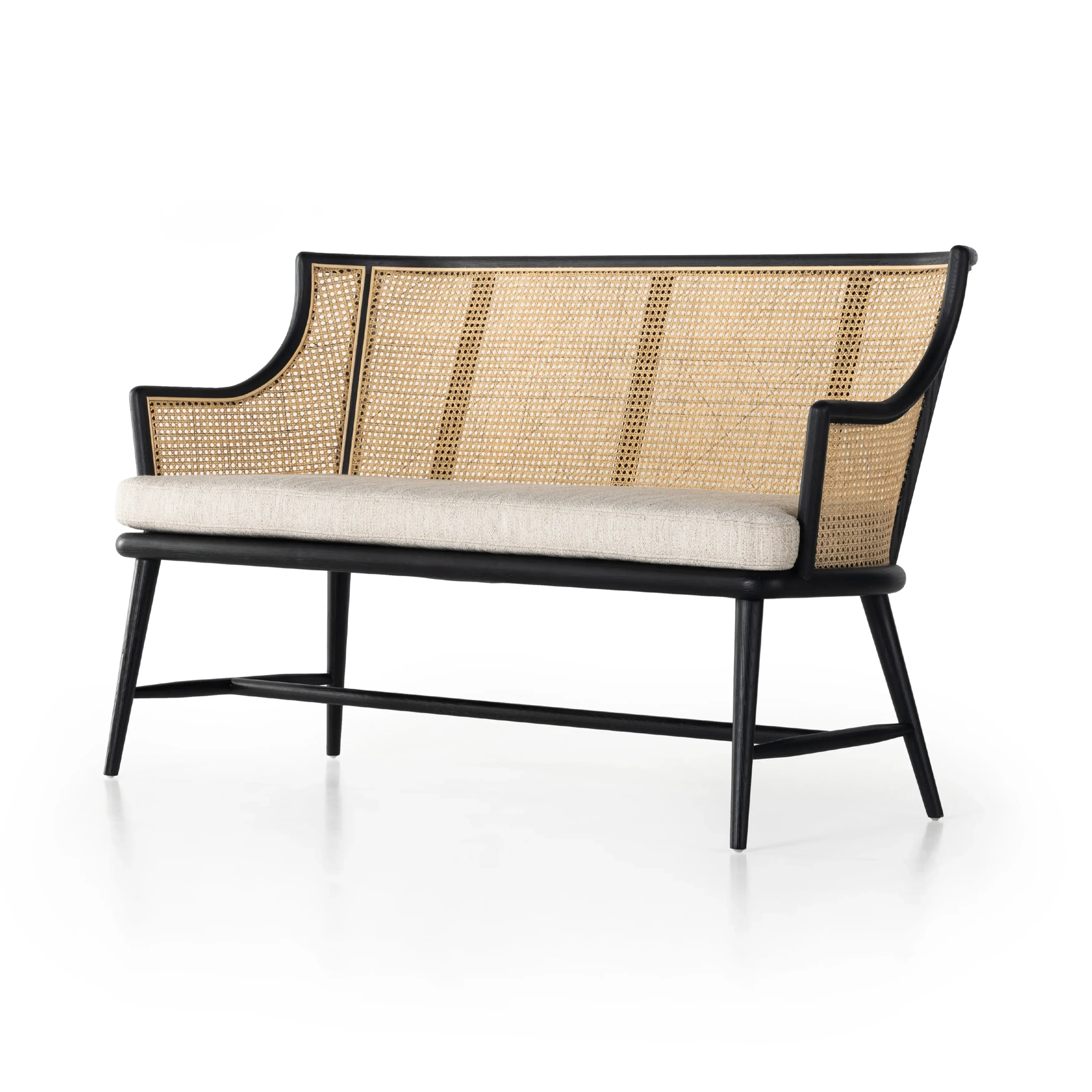 Brienne Cane Bench
