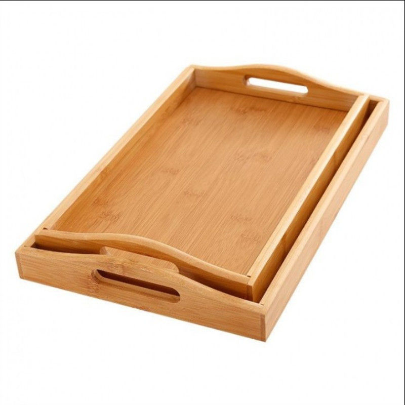 Thumbnail: Piraeus Rectangular Double Bamboo Tray
