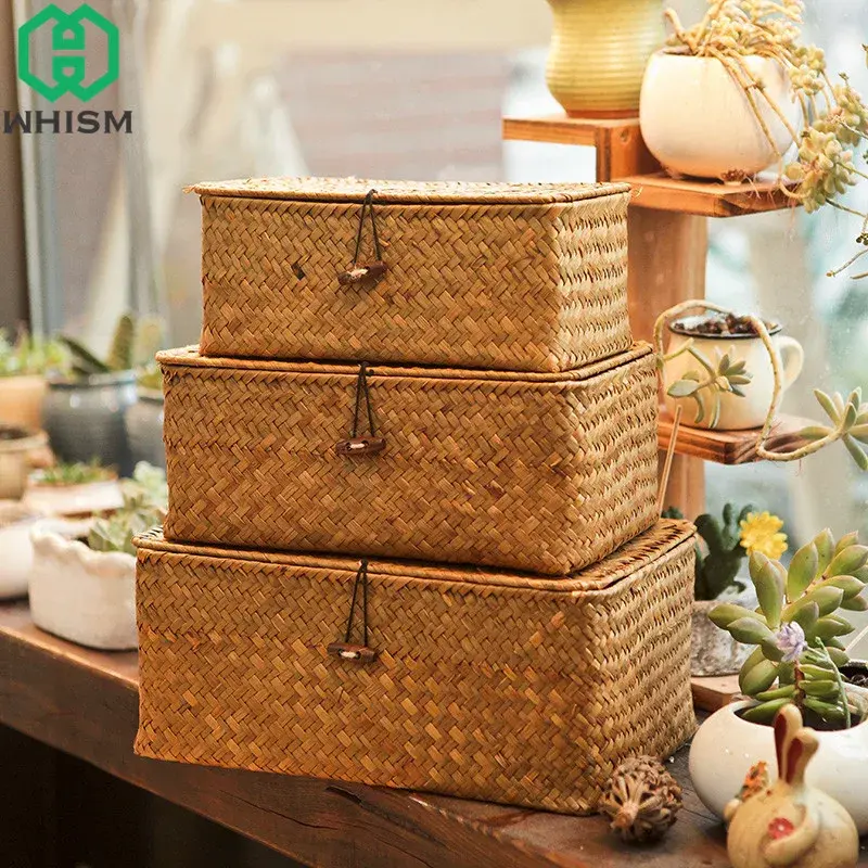 Thumbnail: Osier Wicker Stacking Boxes