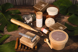 skincare products that are eco-friendly, natural, plastic free, skincare, sustainability, zero waste, cruelty free. Product photography service provided by honolulu product photographer yichen chiang in hawaii