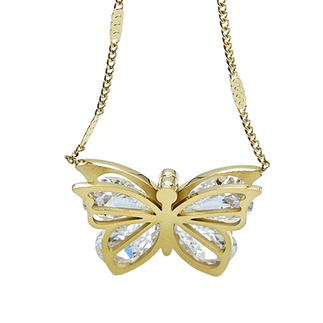 Butterfly pendant necklace