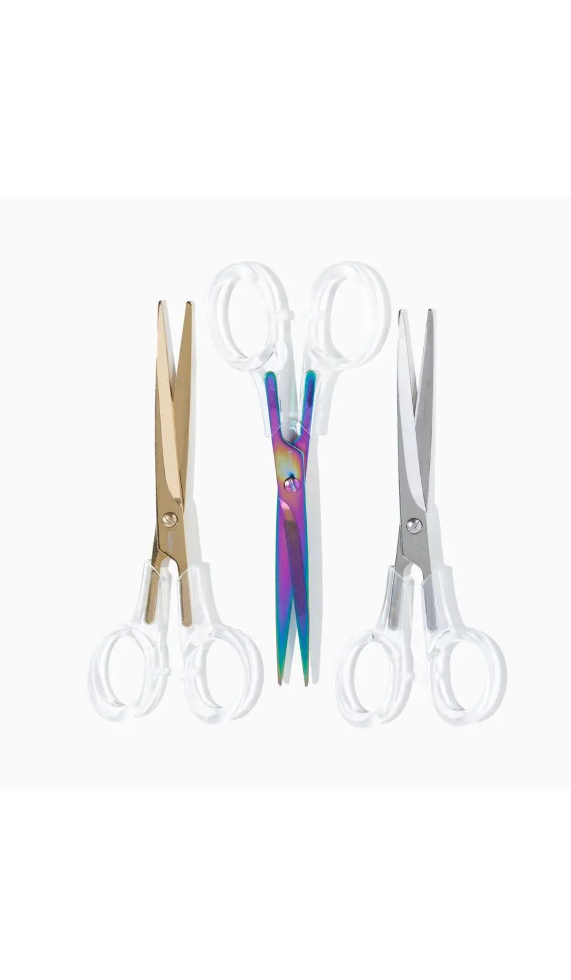Acrylic Scissors Iridescent