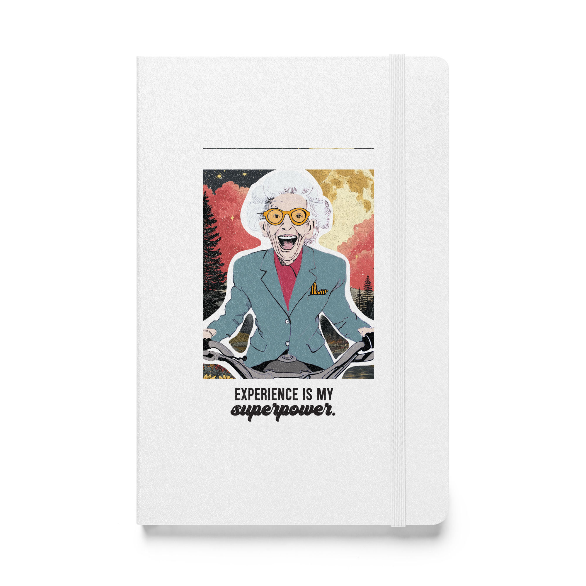 Hardcover bound notebook