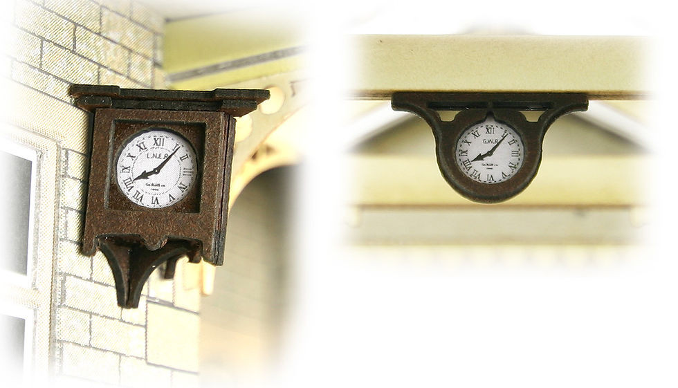 Thumbnail: 00/H0 SCALE STATION CLOCKS