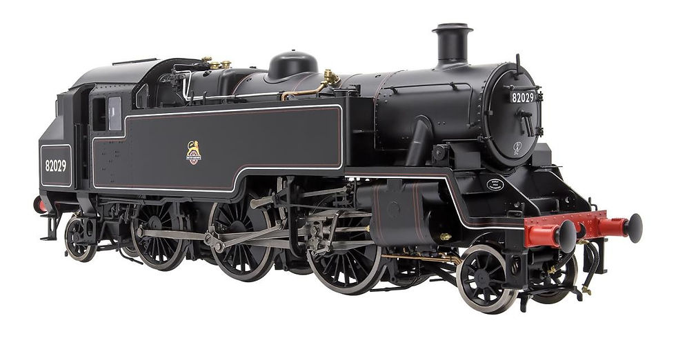 3MT 2-6-2T Unnumbered BR Lined Early Black (DCC-Fitted)
