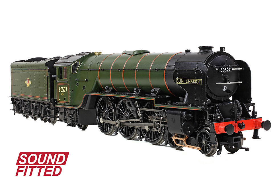 Thumbnail: #*# LNER Peppercorn A2 60527 'Sun Chariot' BR Lined Green (Late Crest) SF