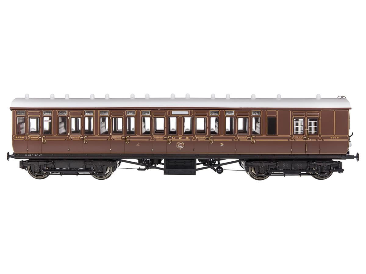 GWR Toplight Mainline City Lined Crimson 3rd Brake 3748 S1