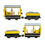 Thumbnail: Wickham Type 27 Trolley Car BR Departmental Yellow (Wasp Stripes)