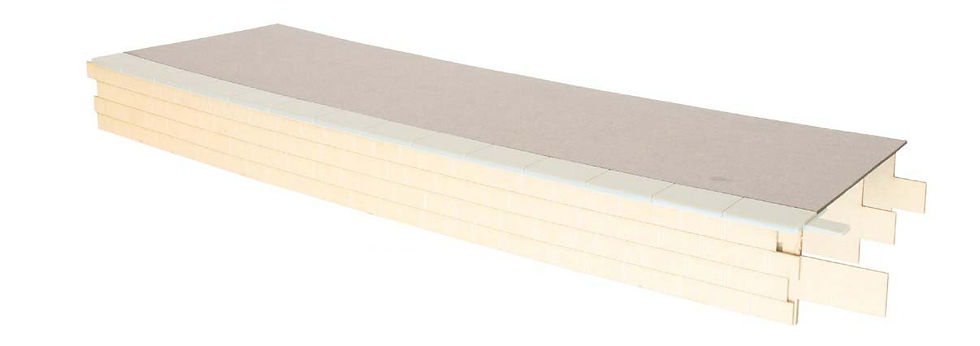 Kitmaster Genesis Platform Convex Curve Stone/Tarmac