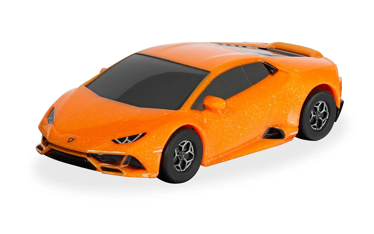 Micro Scalextric Lamborghini Huracan Evo Car - Orange
