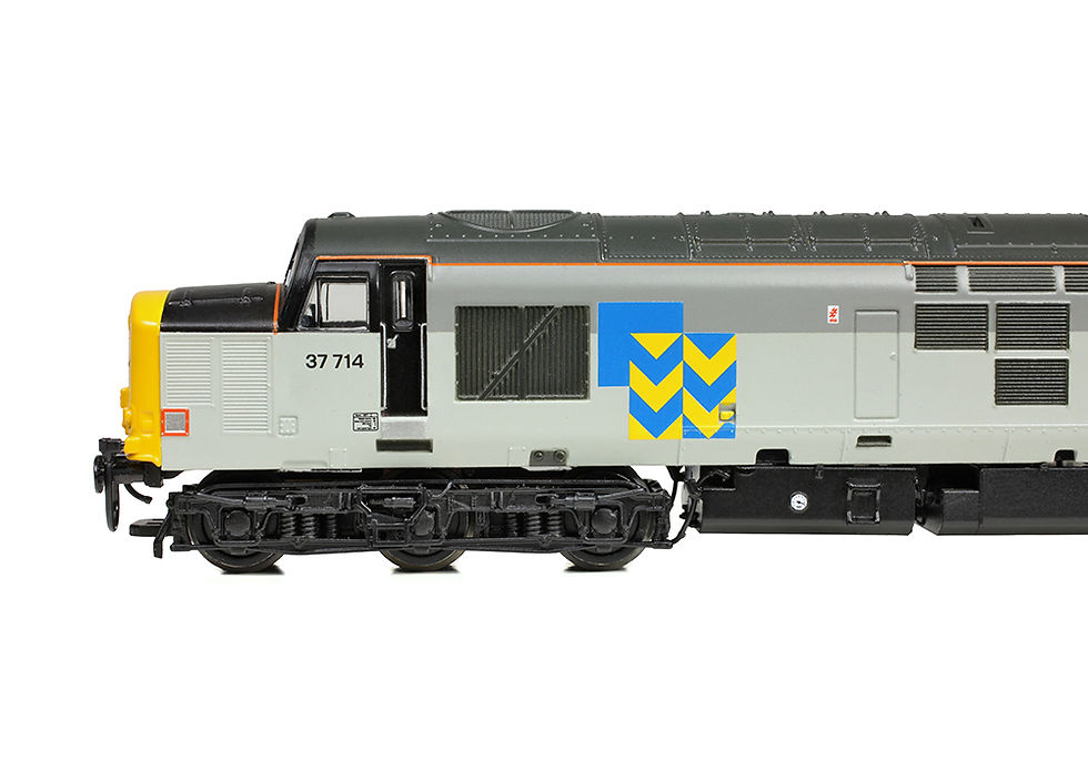 Thumbnail: #*# Class 37/7 37714 BR Railfreight Metals Sector