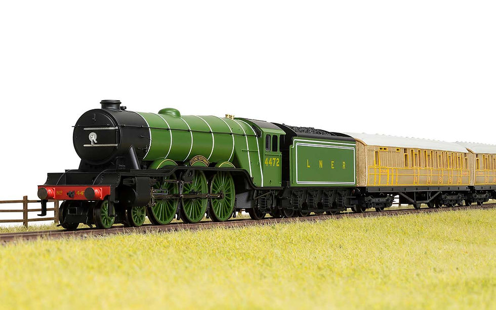 Thumbnail: Flying scotsman train set