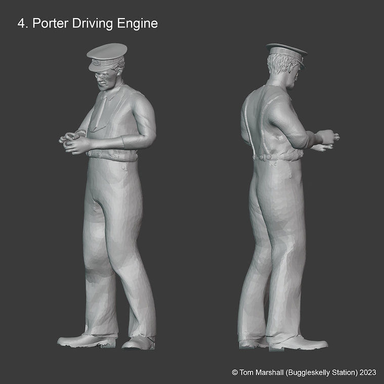 William Porter' (Will Hay) - Driving Engine - Unpainted