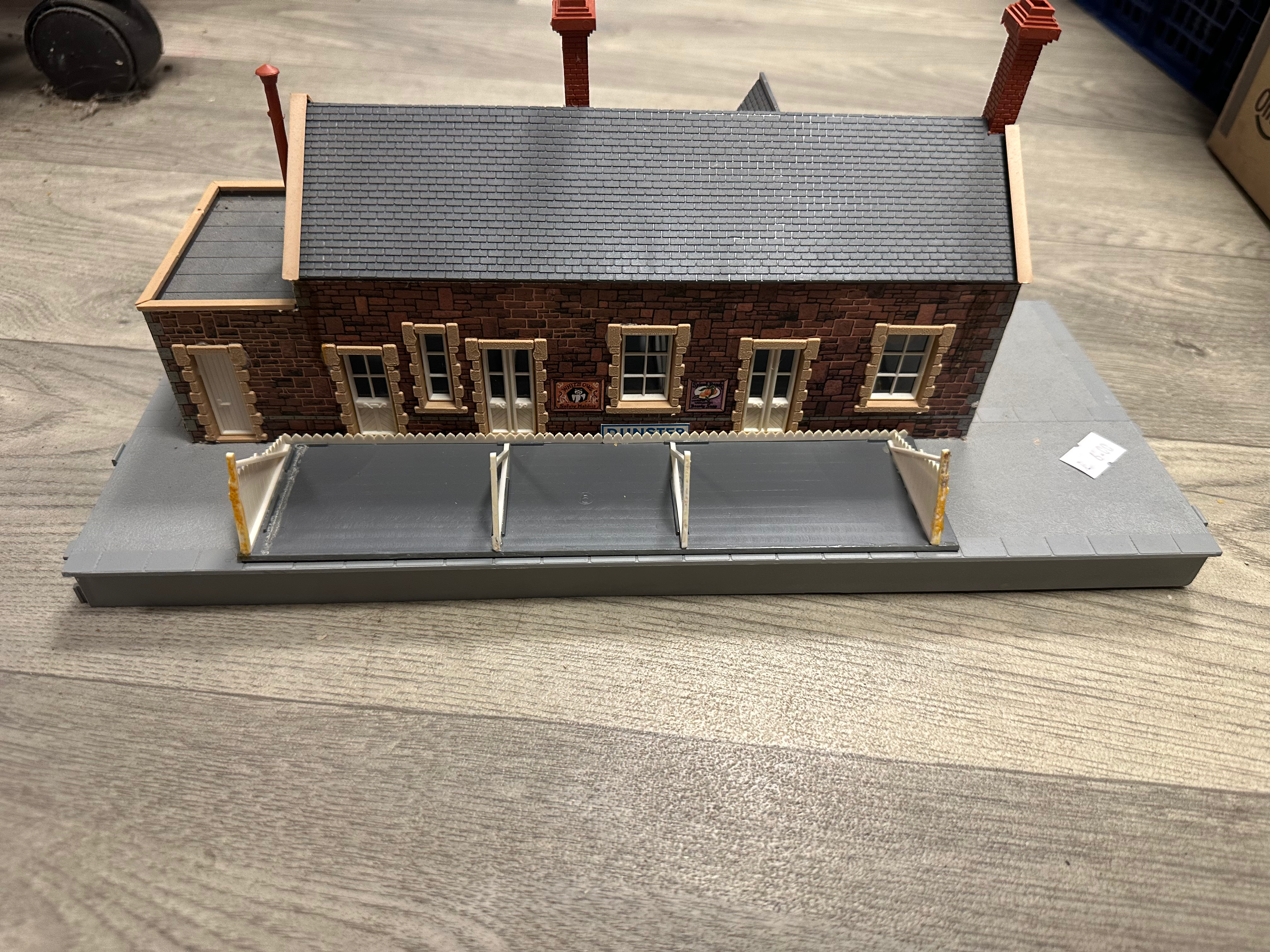 Dunster building + platform