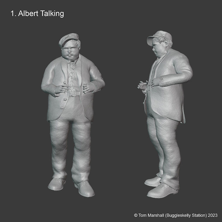 Albert' (Graham Moffatt) - Talking - Unpainted