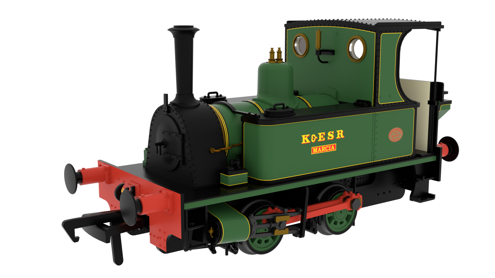 #*# Peckett No.1631 - No.12 'Marcia' - K&ESR Apple Green