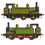 Thumbnail: #*# NER E Tank 495 NER Lined Green & Maroon