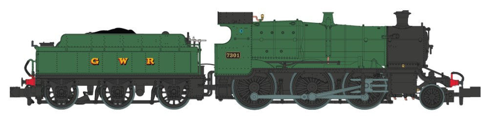 #*# 43xx 2-6-0 Mogul 7301 GWR Green (DCC-Sound)