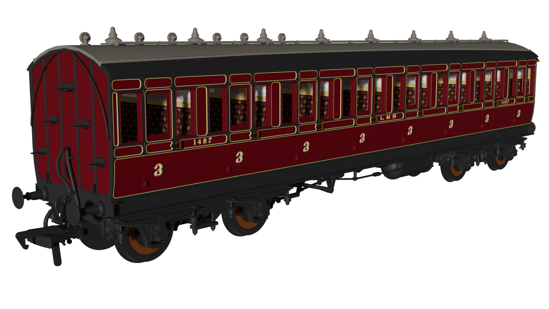 #*# LMS Period 1 ‘Evolution’ Non-Corridor Third No.1487