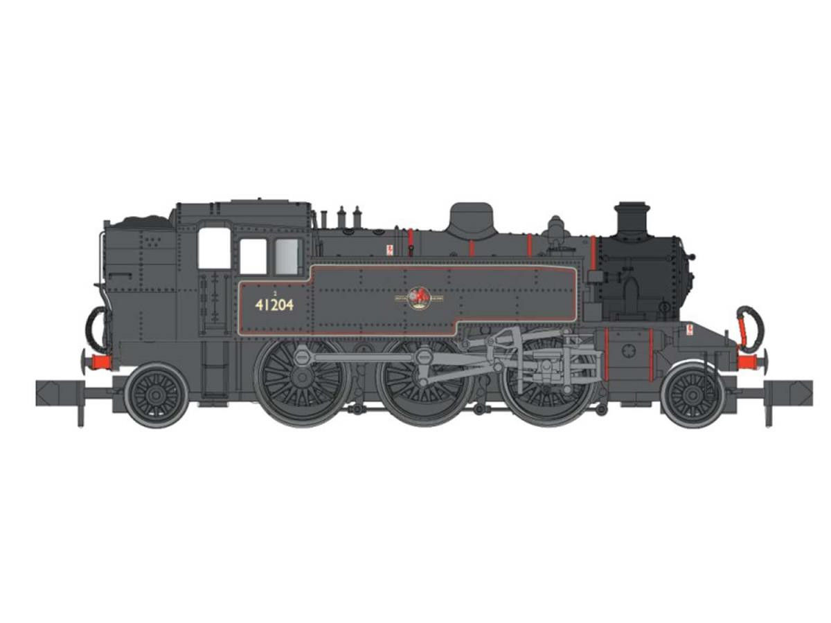 #*# Ivatt 2-6-2T 41204 BR Late Lined Black (DCC-Fitted)