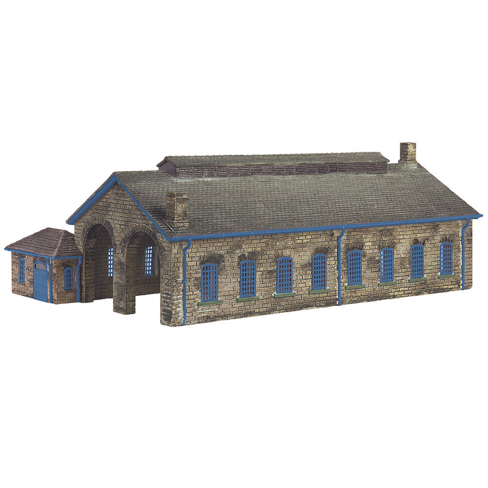 Two Road Stone Engine Shed Blue