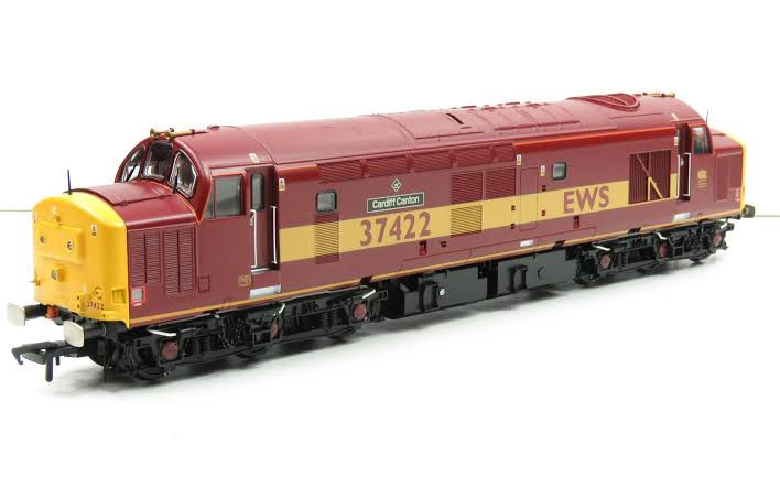 Class 37/4 Refurbished 37422 'Cardiff Canton' EWS Red and Gold