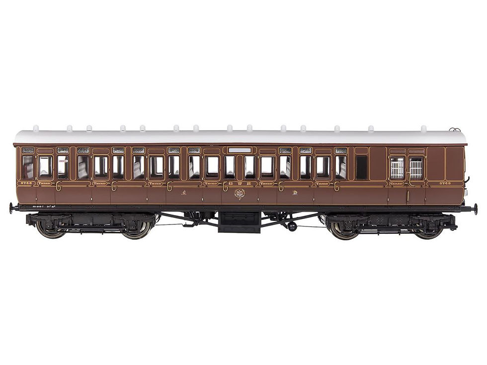 GWR Toplight Mainline City Lined Crimson 3rd Brake 3748 S1