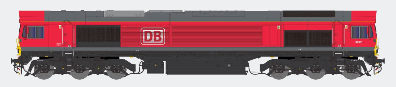 Class 66 001 DB Red