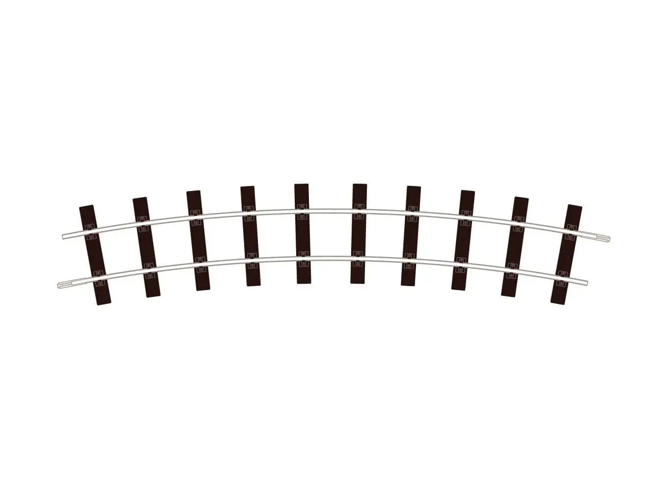 Track C200 No.2 Radius Standard Curve