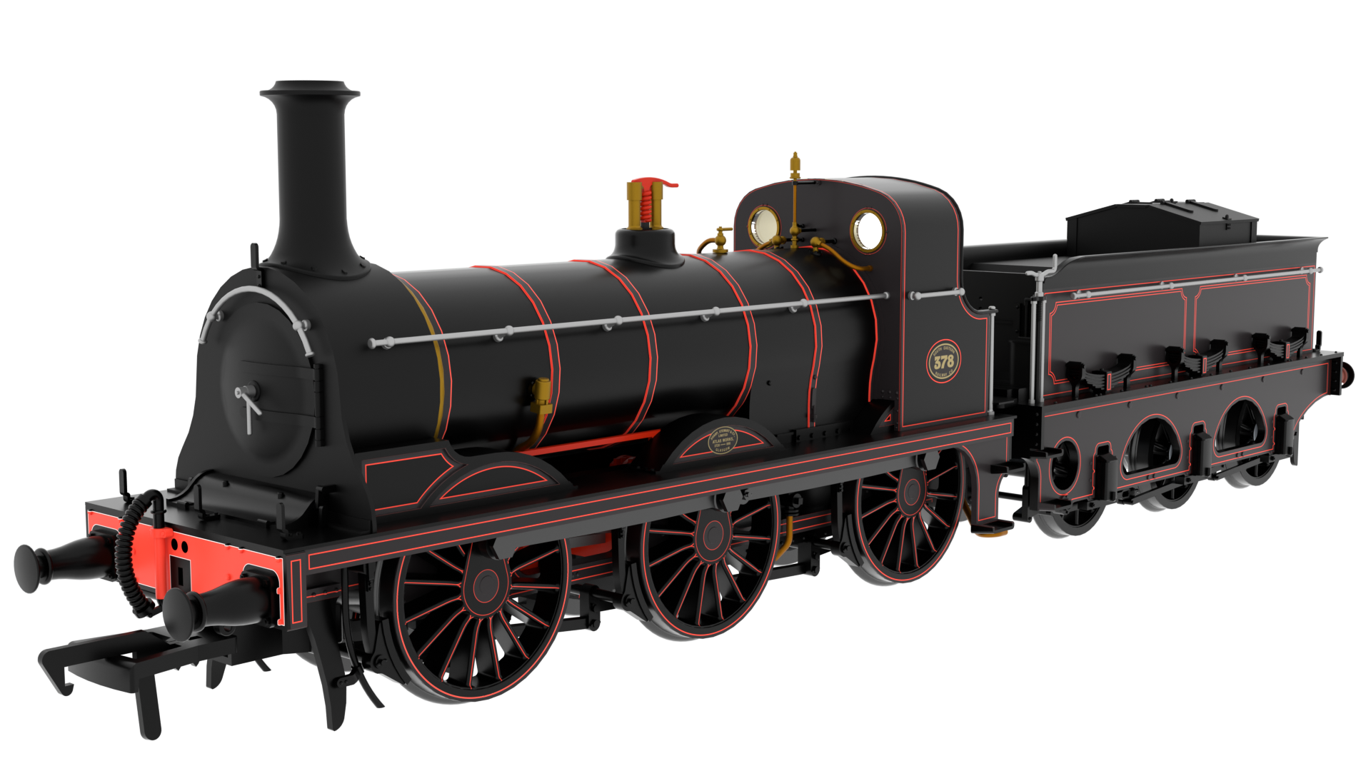#*# SER O Class No.378 SER Lined Black (Red Lining)