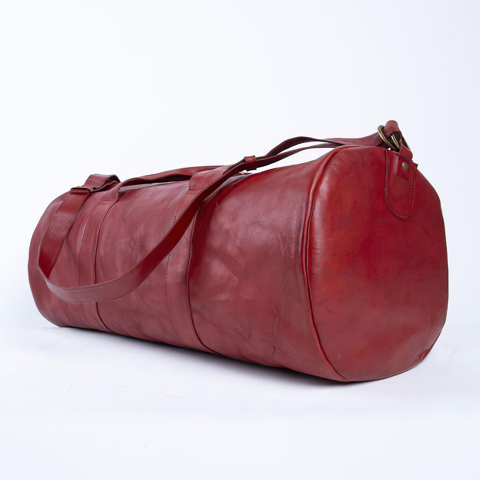 Thumbnail: Bati: Leather Duffel Bag