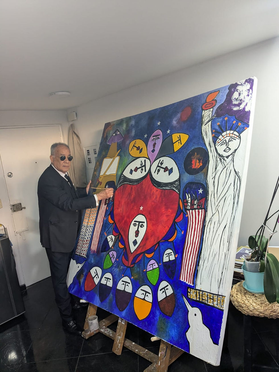 Título original de la obra: Corazón de Pandemia en Nueva York.