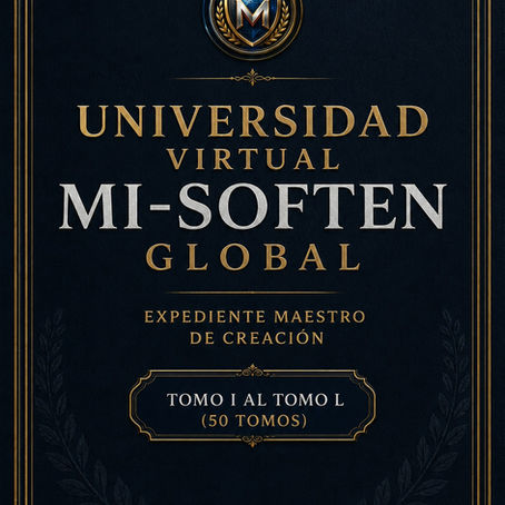 EXPEDIENTE MAESTRO DE CREACIÓN UNIVERSIDAD VIRTUAL MI-SOFTEN GLOBAL “LA UNIVERSIDAD DIGITAL DEL FUTURO”