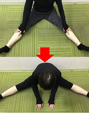 開脚 施術前後1