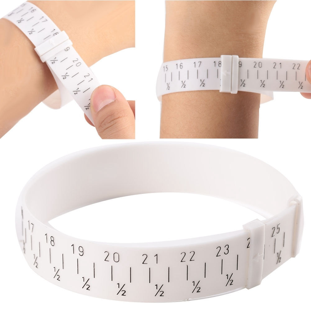 1Pc ABS Plastic Bracelet Bangle Gauge Sizer Jewelry