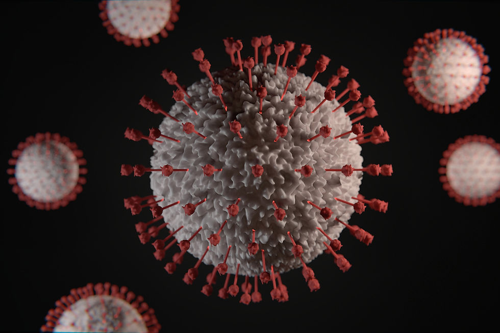 Virus in Nahaufnahme