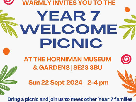 Year 7 Welcome Picnic