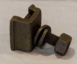 kit completo, composto da piastrina 50/60 UNI-chiavarda ck1-dado- rondella 24 D