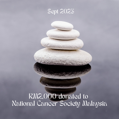 RM2,000 donated to 
National Cancer Society Malaysia