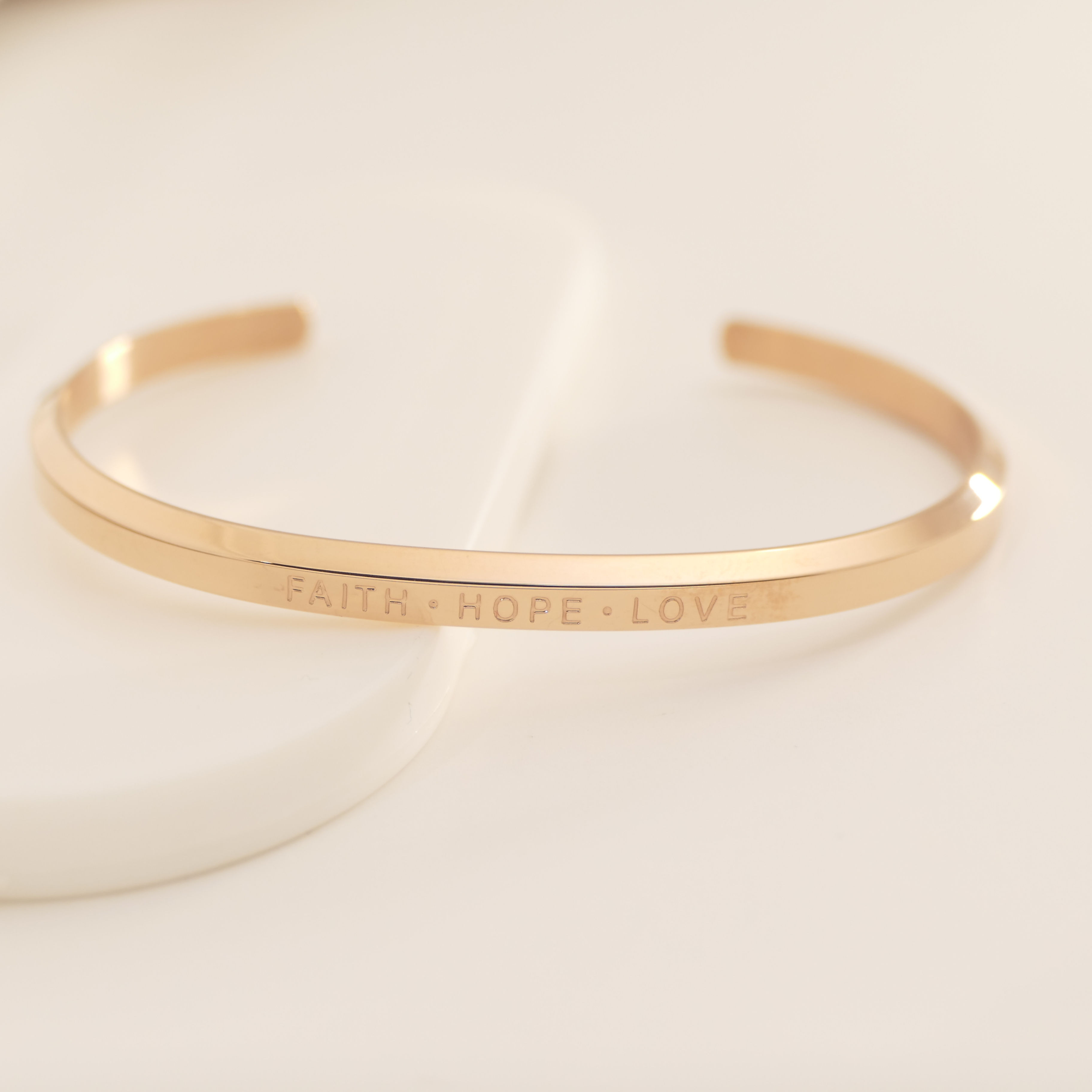 Faith Hope Love Christian Bracelet