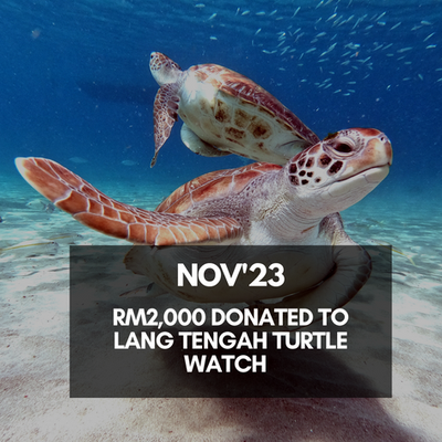 RM2,000 donated to Lang Tengah Turtle Watch