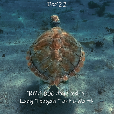 RM4,000 donated to 
Lang Tengah Turtle Watch
