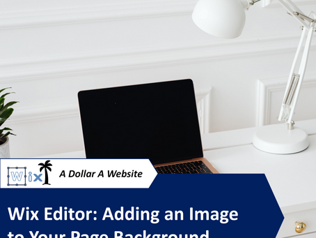 Wix Editor: Adding an Image to Your Page Background