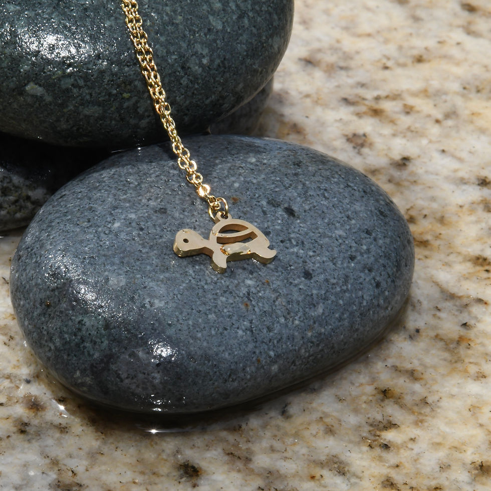 Thumbnail: Cute Turtle Necklace